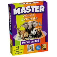 Master Junior Express - Mundo Animal- Jogo de Cartas - Grow