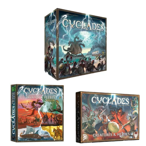 Combo Cyclades + Heroes and Creatures + Troops and Fleets - Across The Board