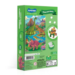 Puzzle Metalizado 100 Pç - Reino Dos Dinos - comprar online
