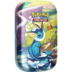 Pokemon Mini Tin EV8.5 Evoluções Prismáticas - Vaporeon (EN)