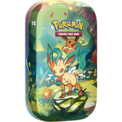 Pokemon Mini Tin EV8.5 Evoluções Prismáticas - Leafeon (EN)