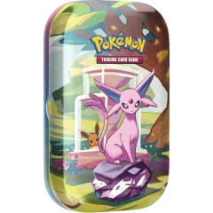 Pokemon Mini Tin EV8.5 Evoluções Prismáticas - Espeon (EN)