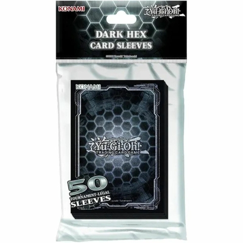 Yu-Gi-Oh! Card Sleeves Dark Hex (50 unidades) Konami Cards