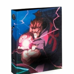 Portfólio Fichário Fixo 10 folhas 4 Bolsos - Ryu vs. Akuma