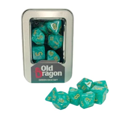 Kit De Dados: Old Dragon Green- Buró - comprar online