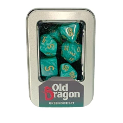 Kit De Dados: Old Dragon Green- Buró