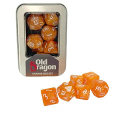 Kit De Dados: Old Dragon Orange - Buró - comprar online