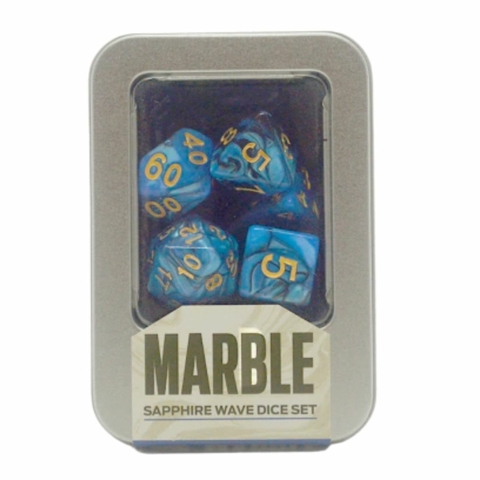 Kit De Dados: Marble Sapphire Wave - Buró
