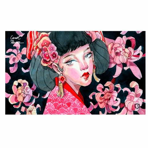 Playmat Artist Series Crisântemos – Central