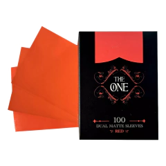 Sleeves The One Dual Matte Padrão 63x88mm Vermelho - Central - comprar online