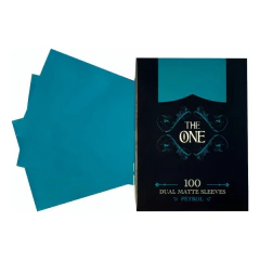 Sleeves The One Dual Matte Padrão 63x88mm Petroleo - Central - comprar online