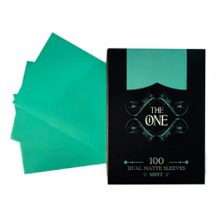 Sleeves The One Dual Matte Padrão 63x88mm Menta - Central - comprar online