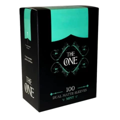 Sleeves The One Dual Matte Padrão 63x88mm Menta - Central