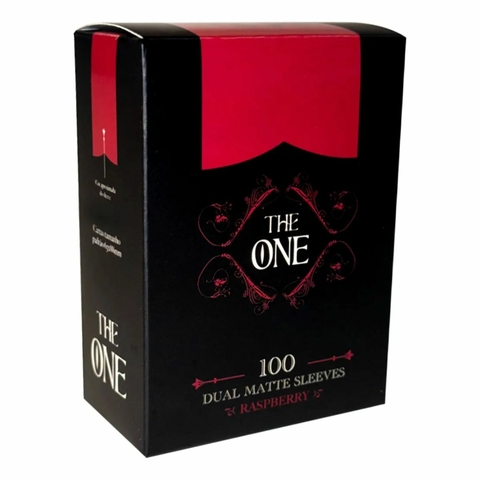 Sleeves The One Dual Matte Padrão 63x88mm Framboesa- Central