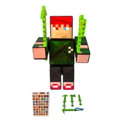 Boneco 15cm Robin Hood + 3 Ferramentas+ Chaveiro + Memória