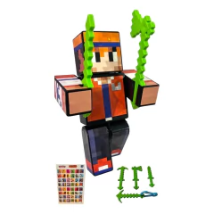 Boneco 15cm Hey Davi + 3 Ferramentas +Chaveiro +Jogo Memória