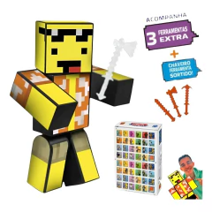 Boneco 25cm Mel + 3 Ferramentas + Chaveiro + Jogo Memória - comprar online