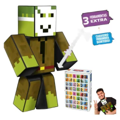 Boneco 25cm Stick + 3 Ferramentas + Chaveiro + Jogo Memória - comprar online