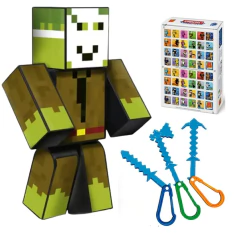 Boneco 25cm Stick + 3 Ferramentas + Chaveiro + Jogo Memória