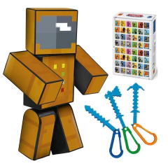 Boneco 25cm Zoom + 3 Ferramentas + Chaveiro +Jogo Memória