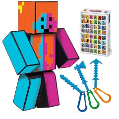 Boneca 35cm Mana Gamer + 3 Ferramentas+Chaveiro+Jogo Memória