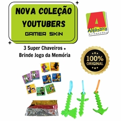 Boneco 25cm Authentic Games+3 Ferramentas +Chaveiro +Memória - comprar online