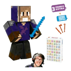 Boneco 25cm Tonigon + 3 Ferramentas + Chaveiro +Jogo Memória - comprar online