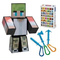 Boneco 35cm Tommy + 3 Ferramentas + Chaveiro +Jogo Memória