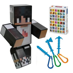 Boneco 25cm Sapnapy + 3 Ferramentas + Chaveiro +Jogo Memória