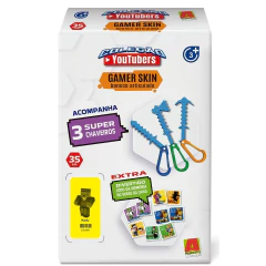 Boneco 35cm Kadu + 3 Ferramentas + Chaveiro +Jogo Memória