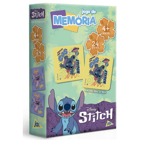 Jogo De Memória 24 pares Stitch Disney - Toyster