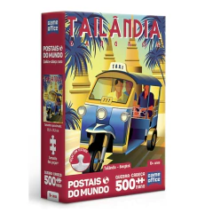 Quebra-cabeça Nano 500 Pçs Postais Mundo Tailandia Bangkok