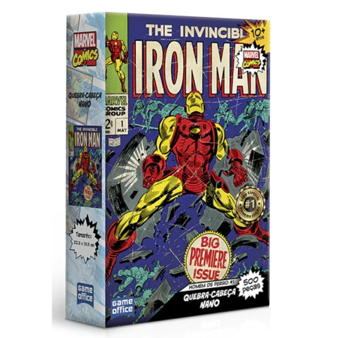 Quebra-cabeça Nano 500 Peças Homem de Ferro Marvel - Toyster