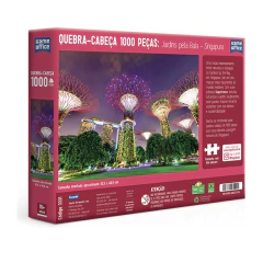 Quebra-cabeça 1000 Peças Jardins pela Baía - Singapura - comprar online