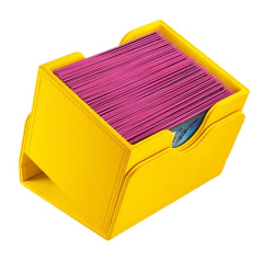 Gamegenic: Sidekick 100+ XL Amarelo - Deck Box para cards - Facil Shopping