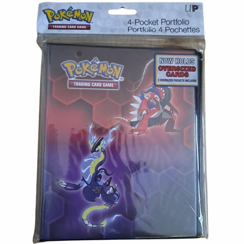 UltraPro Album 4-Pocket Koraidon & Miraidon Pokemon Original