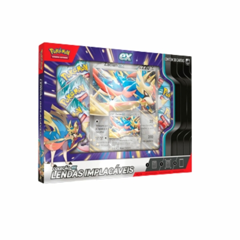Pokemon Box - Lendas Implacáveis - Zacian Ex