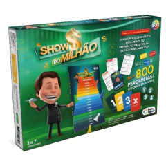 Show do Milhão - Jogo de Tabuleiro - Pais e Filhos - Facil Shopping