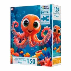 Quebra-Cabeça 150 peças Polvo- Pais e Filhos