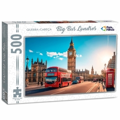 Quebra-Cabeça 500 peças Big Bus Londres - Pais e Filhos - comprar online