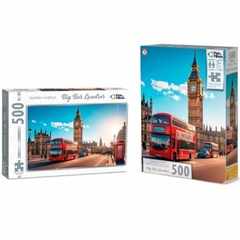 Quebra-Cabeça 500 peças Big Bus Londres - Pais e Filhos na internet