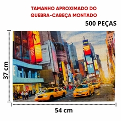 Quebra-Cabeça 500 peças Times Square - Pais e Filhos - Facil Shopping