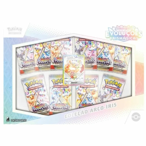 Pokémon Box Coleção Arco-Íris - Evoluções Prismáticas