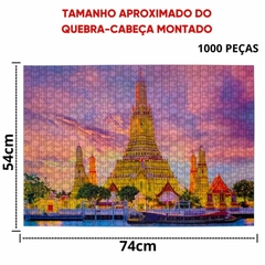 Quebra-Cabeça 1000 peças Bangkok - Pais e Filhos - Facil Shopping