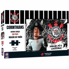 Quebra-cabeça 200 Peças Brasão Timão Corinthians - Mimo Toys - comprar online