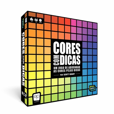 Cores com Dicas - Jogo de Tabuleiro - Grok
