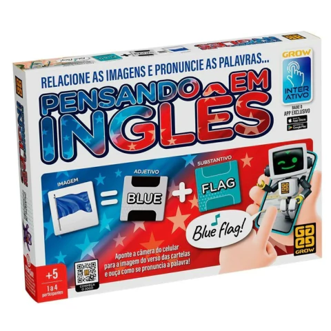 Jogo Educativo Pensando em Inglês - Grow