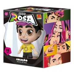 Boneco Infantil Vinil 15cm Dos Rosa - Leozinho - Algazarra - comprar online