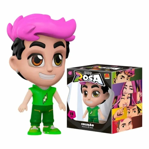 Boneco Infantil Vinil 15cm Dos Rosa - Void - Algazarra