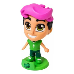 Boneco Infantil Vinil 15cm Dos Rosa - Void - Algazarra - Facil Shopping